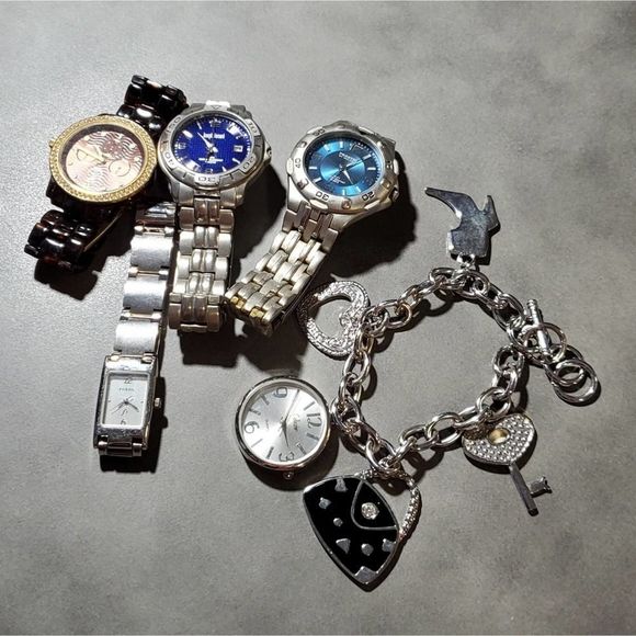 FOSSIL Bundle watches Joseph Bernard Waltham Collizio Premiere‎ bracelet charm - Picture 1 of 5